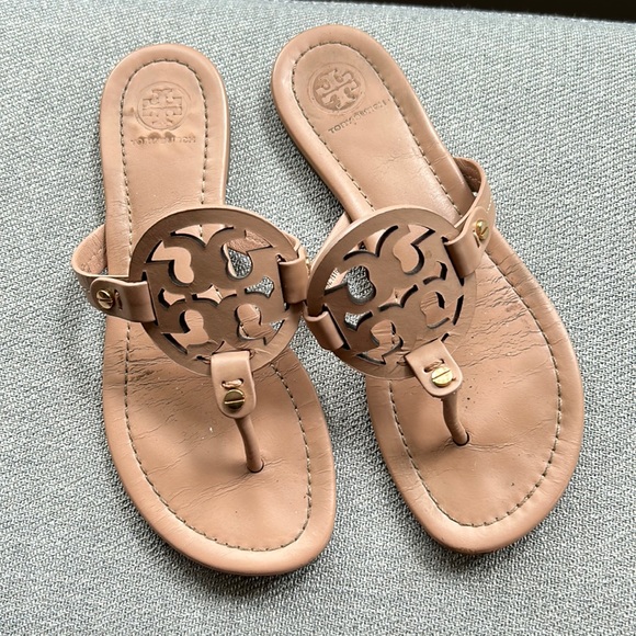 Tory Burch Shoes - Tory Burch Miller sandals. Size 6 in “makeup”
